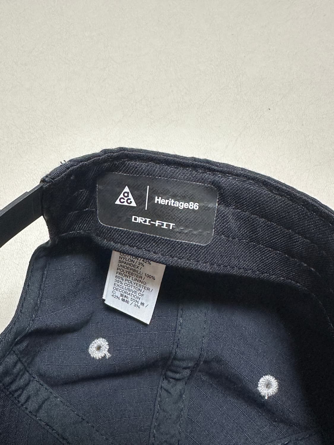 나이키 ACG 헤리티지 86 볼캡 블랙 상품이미지3