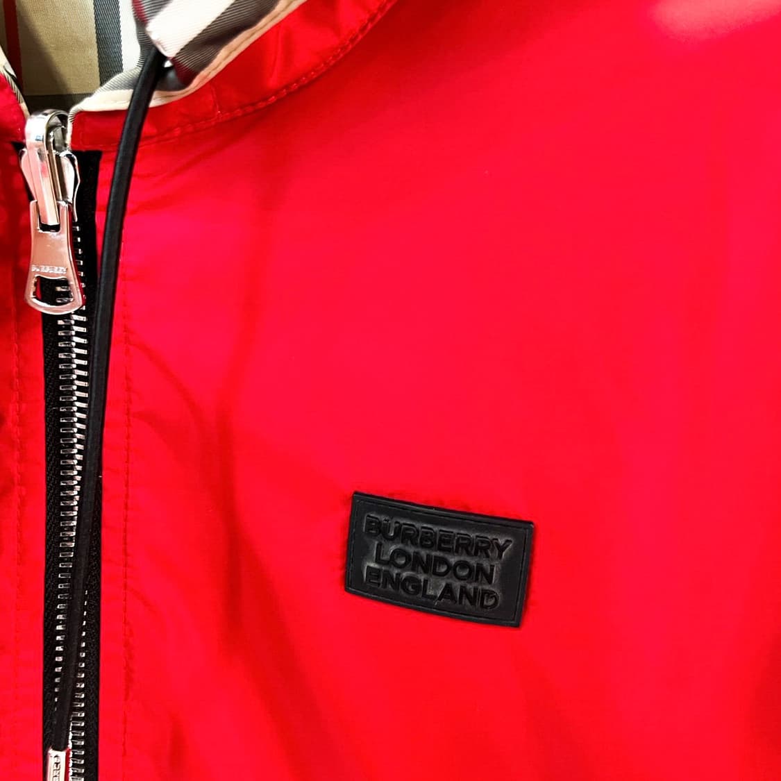 버버리 리버시블 체크 바람막이 자켓 상품이미지4
