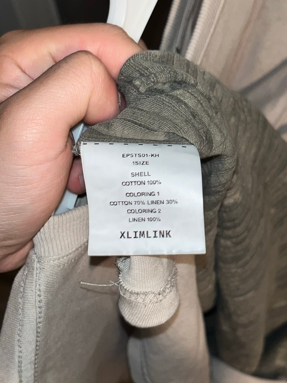 XLIM EP.5 01 T-SHIRT KHAKI 상품이미지4