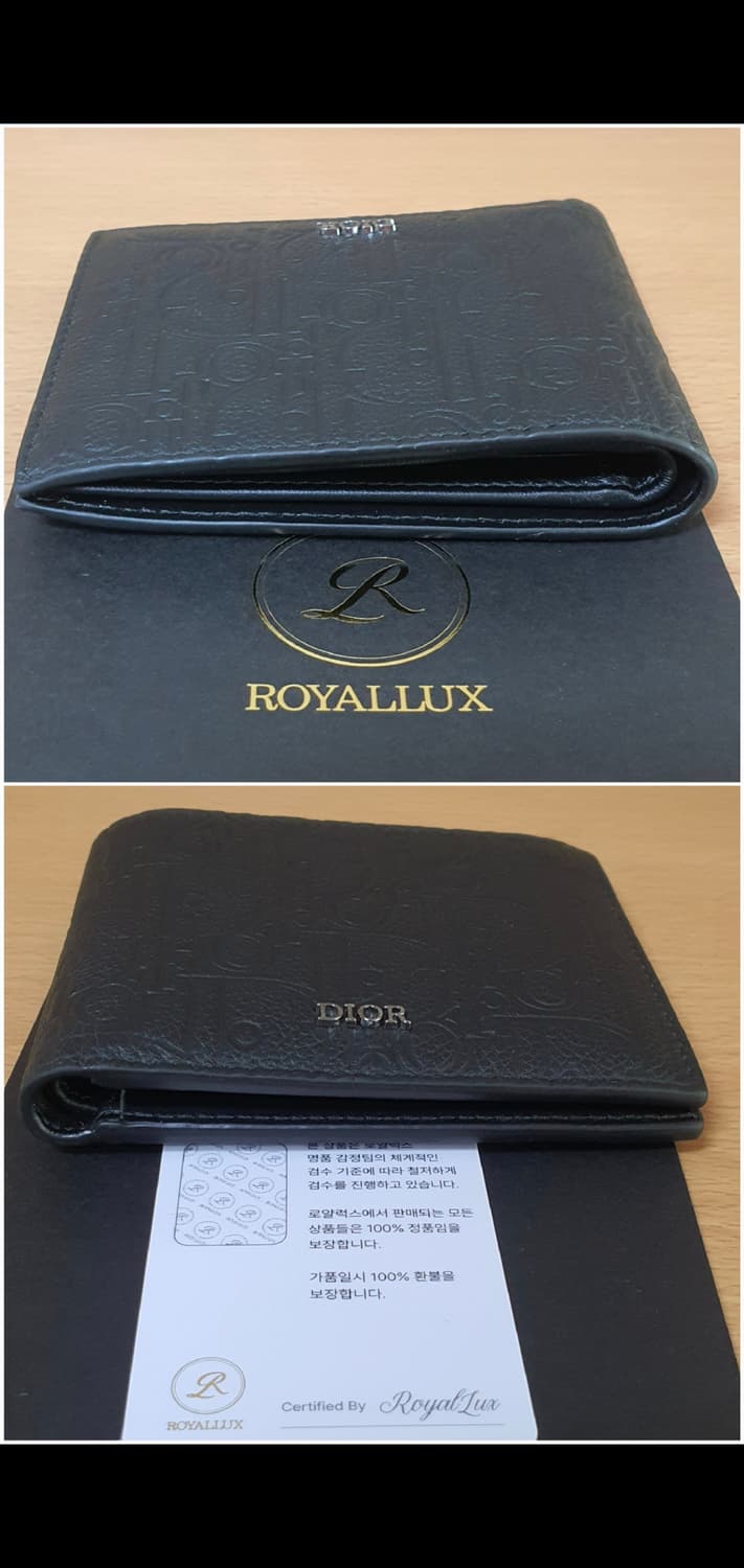(미사용)디올 그래비티 반지갑/지갑 새상품급 정품(감정서O) 상품이미지7