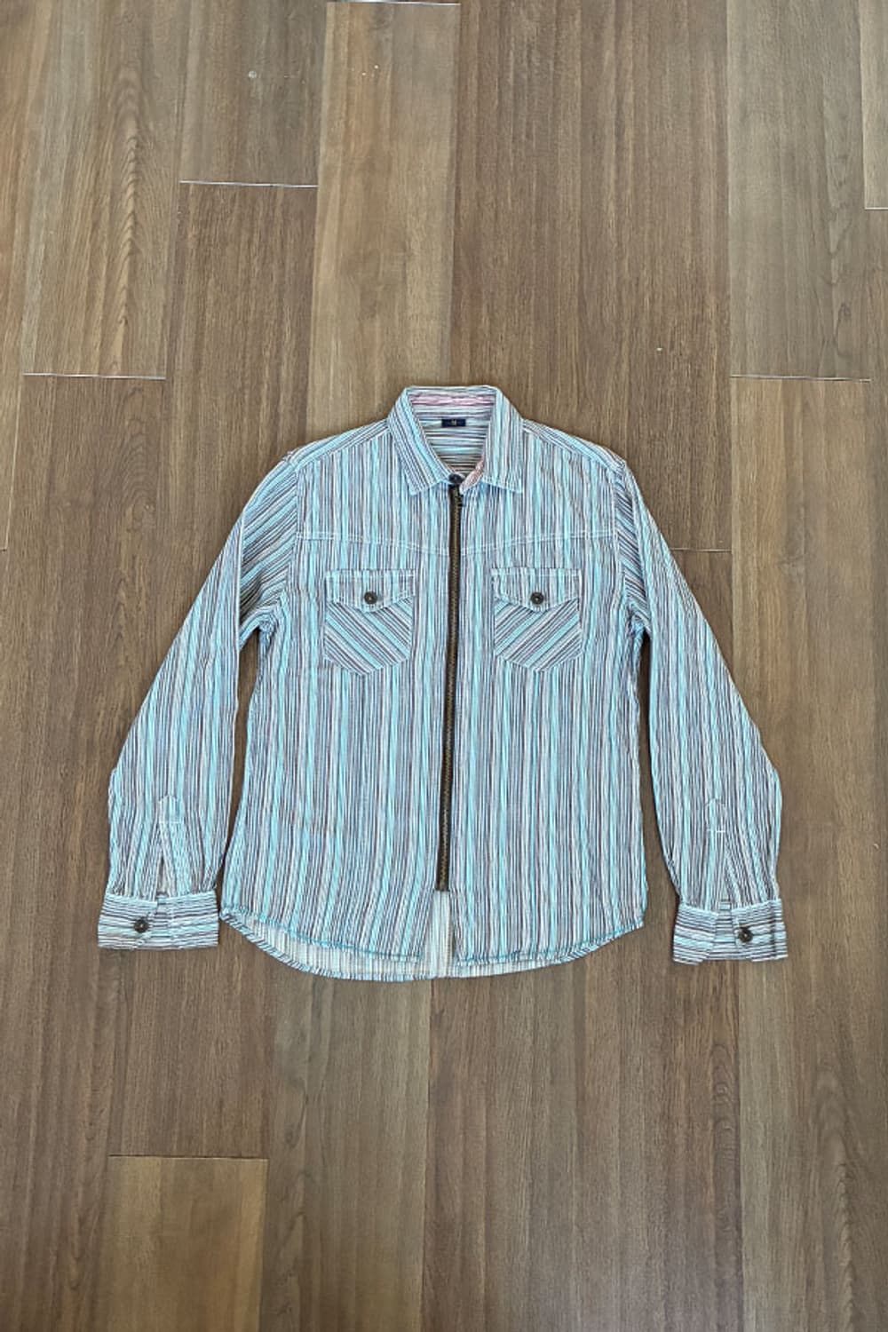 Stripe Shirt Jacket 상품이미지4