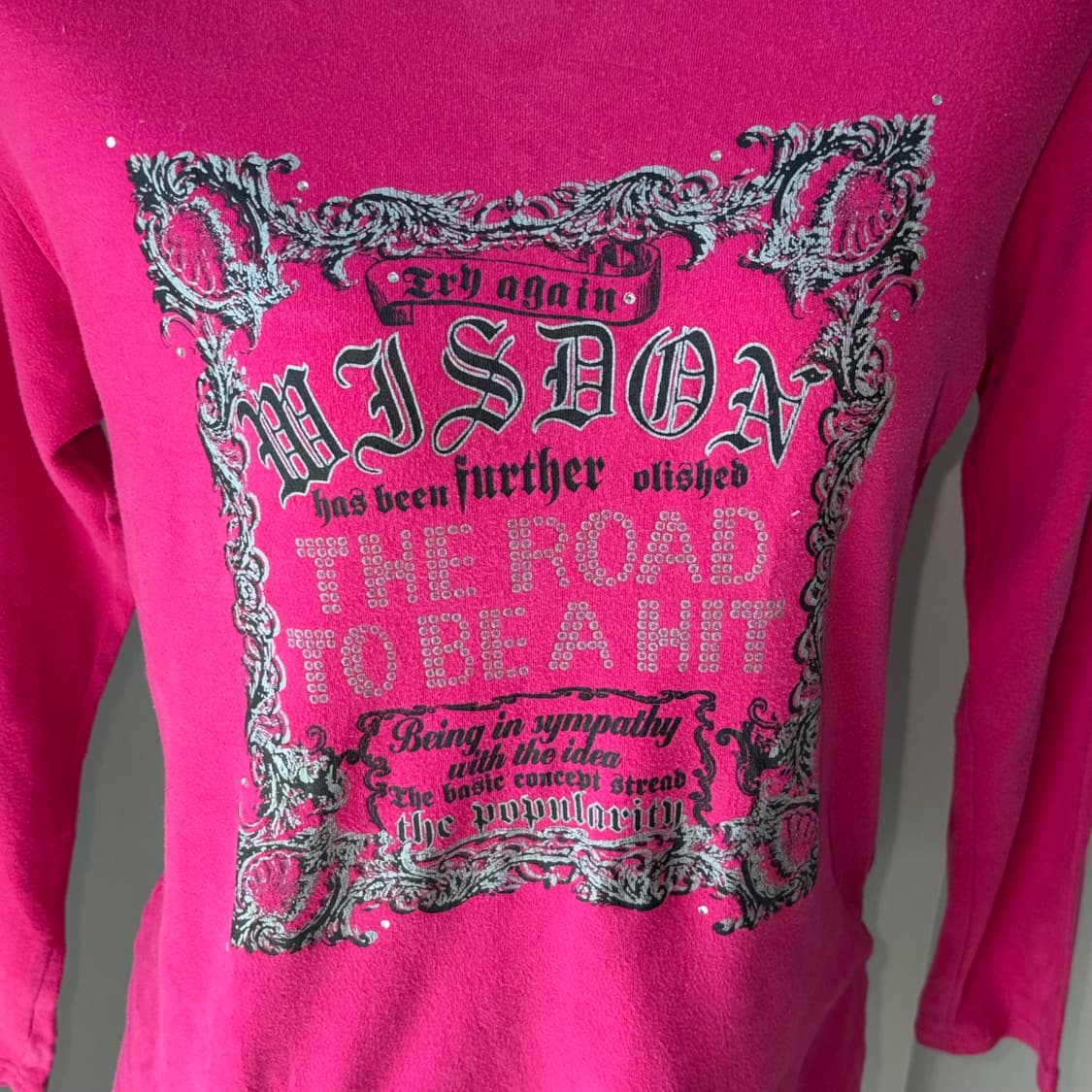 Bee line 고스 빈티지 프린팅 롱슬리브 상품이미지2