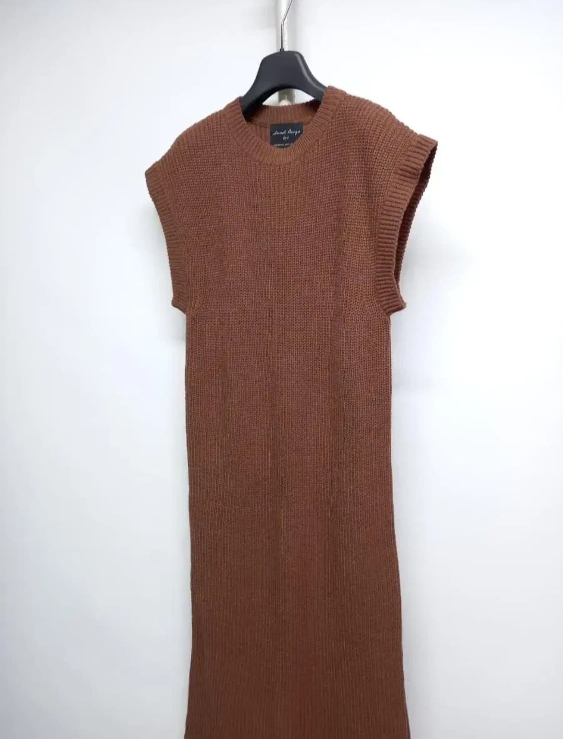 새 샌드베이지 맥시 니트 원피스 F 33-66 상품이미지3