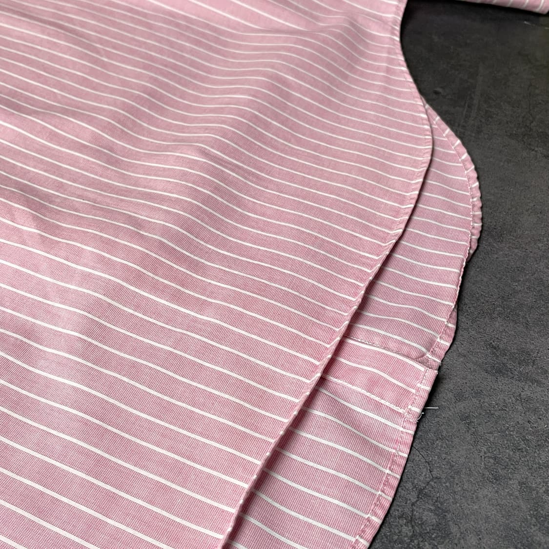 RALPH LAUREN 랄프로렌 그린라벨 빈티지 핑크 스트라이프 셔츠 상품이미지8