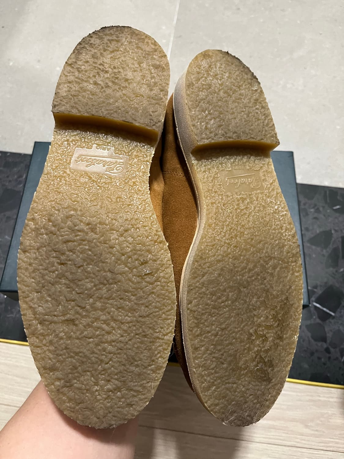 [41.5]파라부트 미카 스웨이드 브라운 위스키 상품이미지3