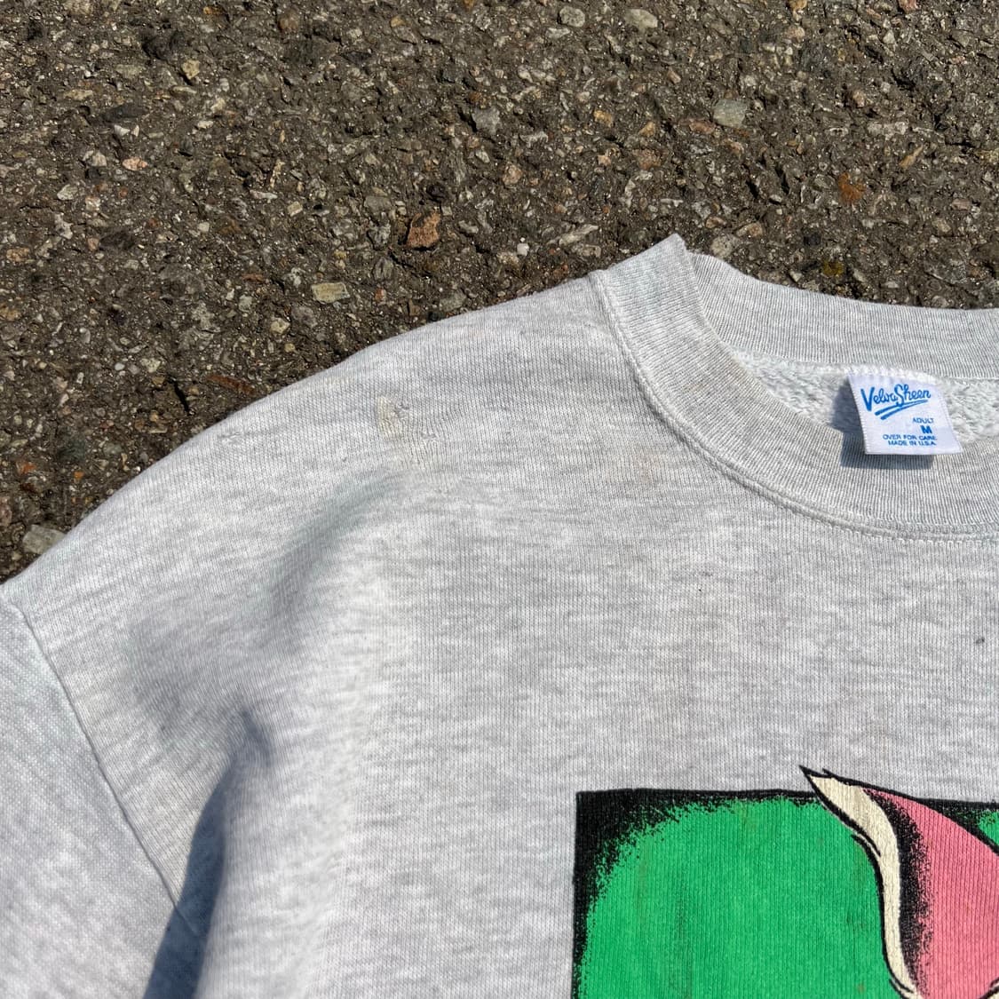 90‘s Velva Sheen 피글렛 스웻셔츠 상품이미지4