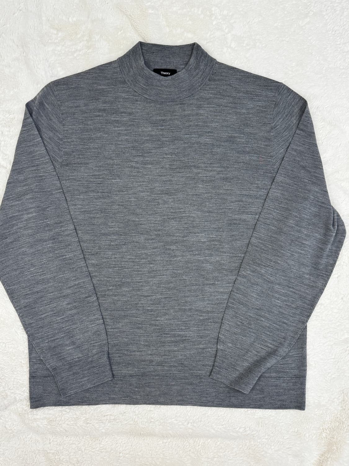 띠어리 리갈울 모크넥 니트 XL 상품이미지4