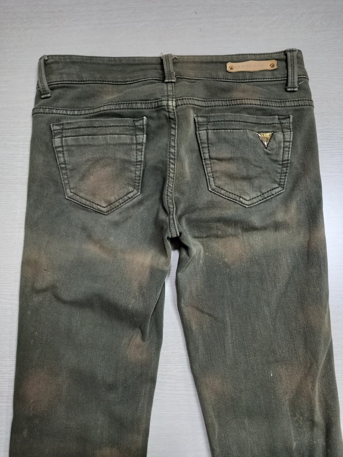 25 GUESS Berverly Ankle 스판스키니 카키 25-304 상품이미지4
