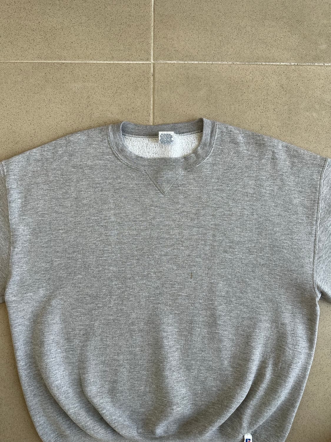 90s 빈티지 러셀 스웻셔츠 그레이 XL USA 상품이미지4