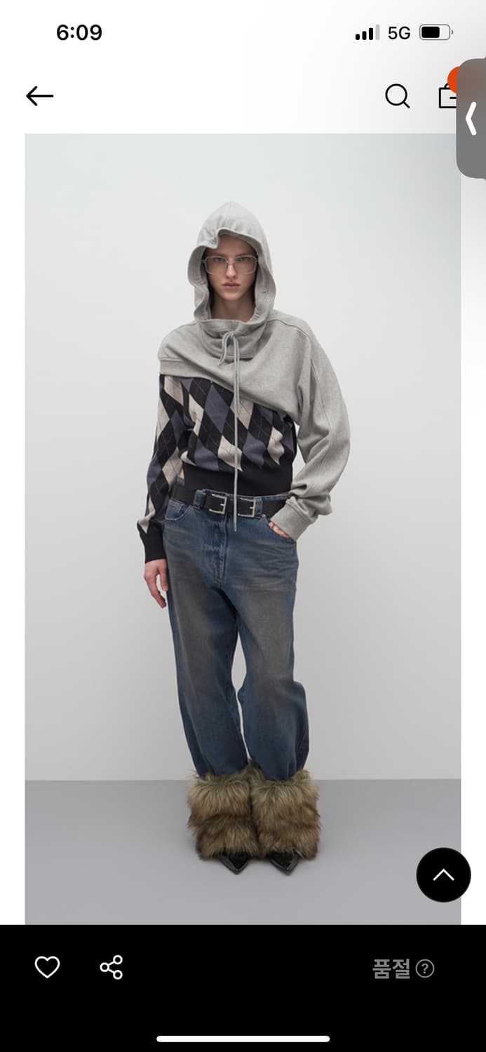 lcdctm hooded muffler grey 상품이미지2