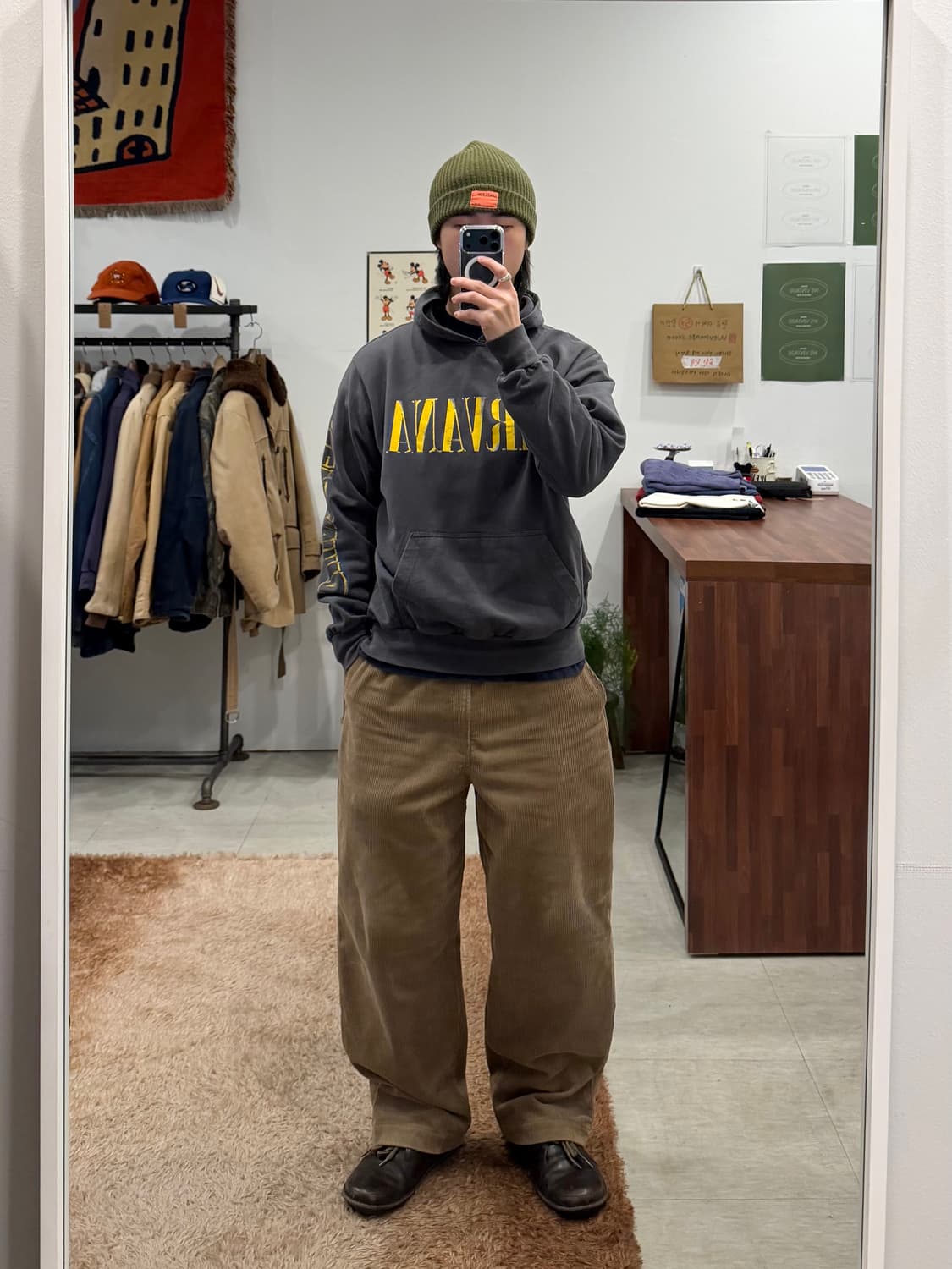 Nirvana 너바나 빈티지 스웻 후드 상품이미지2