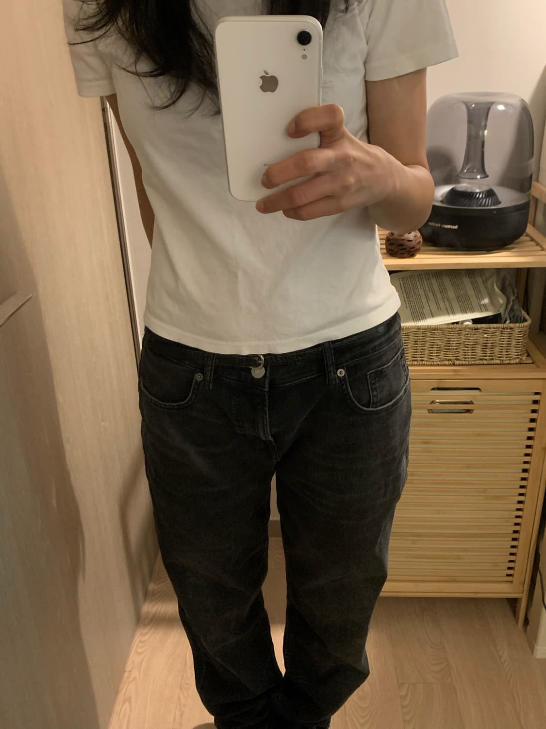 자라 슬림핏 진 차콜 상품이미지3