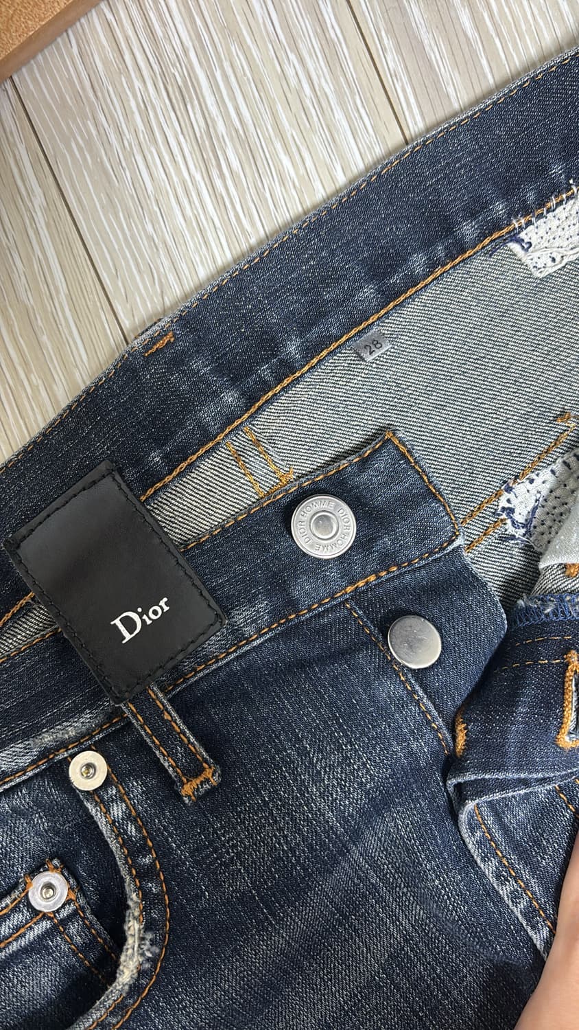 디올옴므 08aw 커스텀 제이크 데님진 27사이즈 상품이미지4