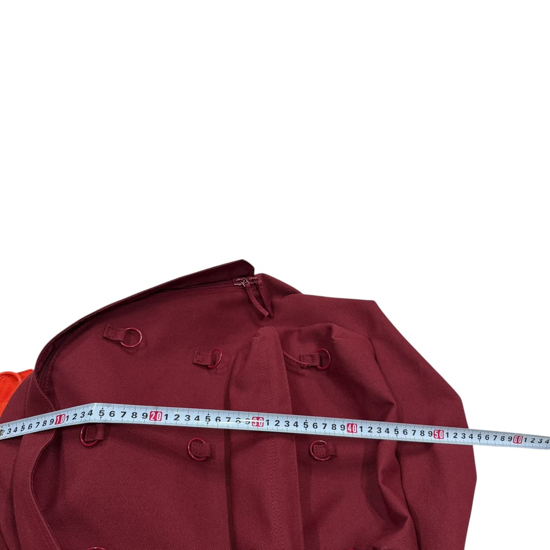 이스트팩 X 라프시몬스 패디드 루프링 백팩 가방 버건디 레드 상품이미지7
