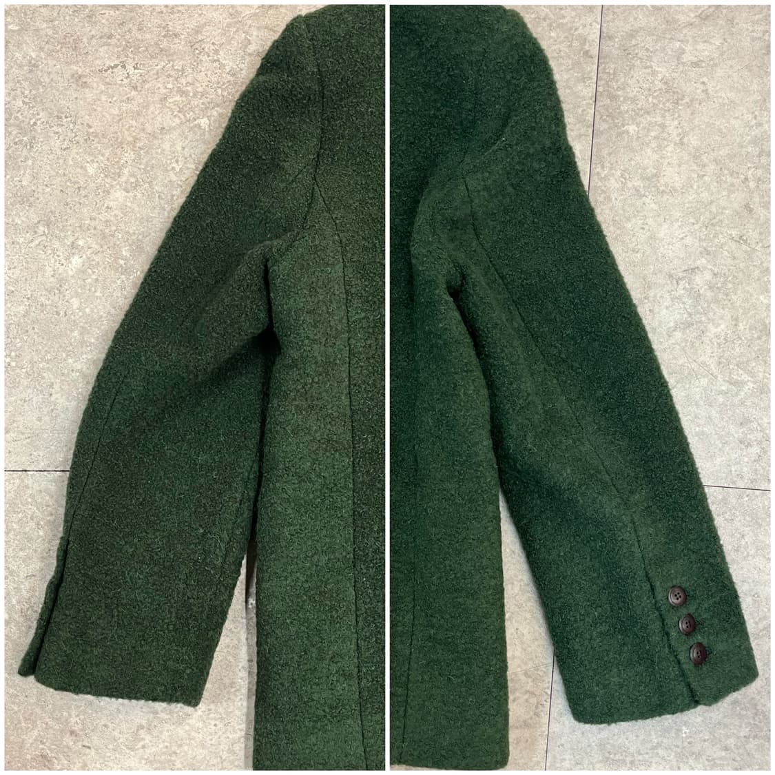 시엔느 알파카 울 자켓 그린 #csz2452 상품이미지7