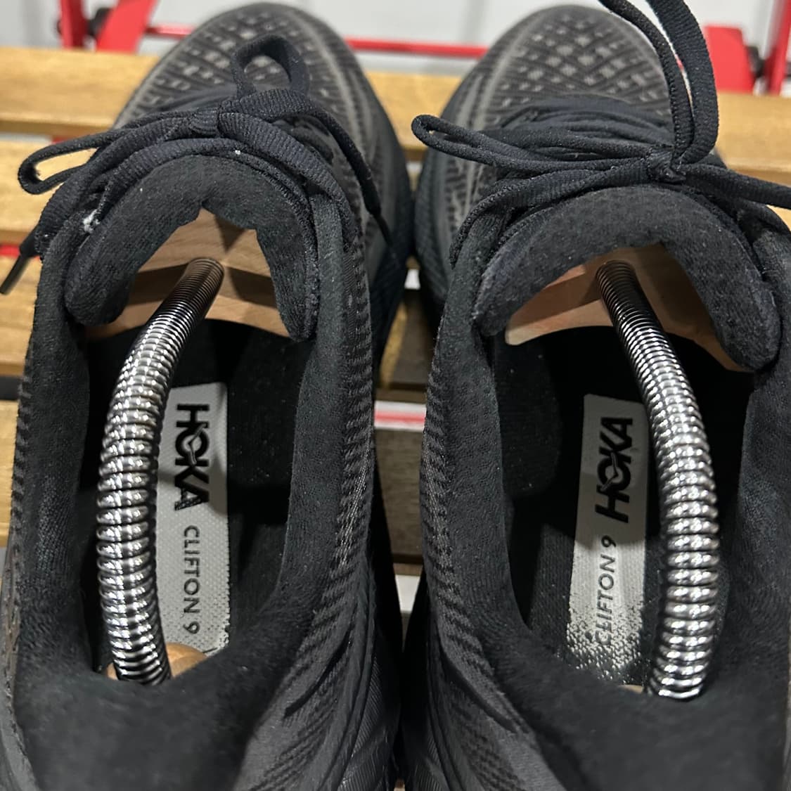 255) 호카운동화 남성 남자 신발 클리프톤9 와이드 블랙 상품이미지5