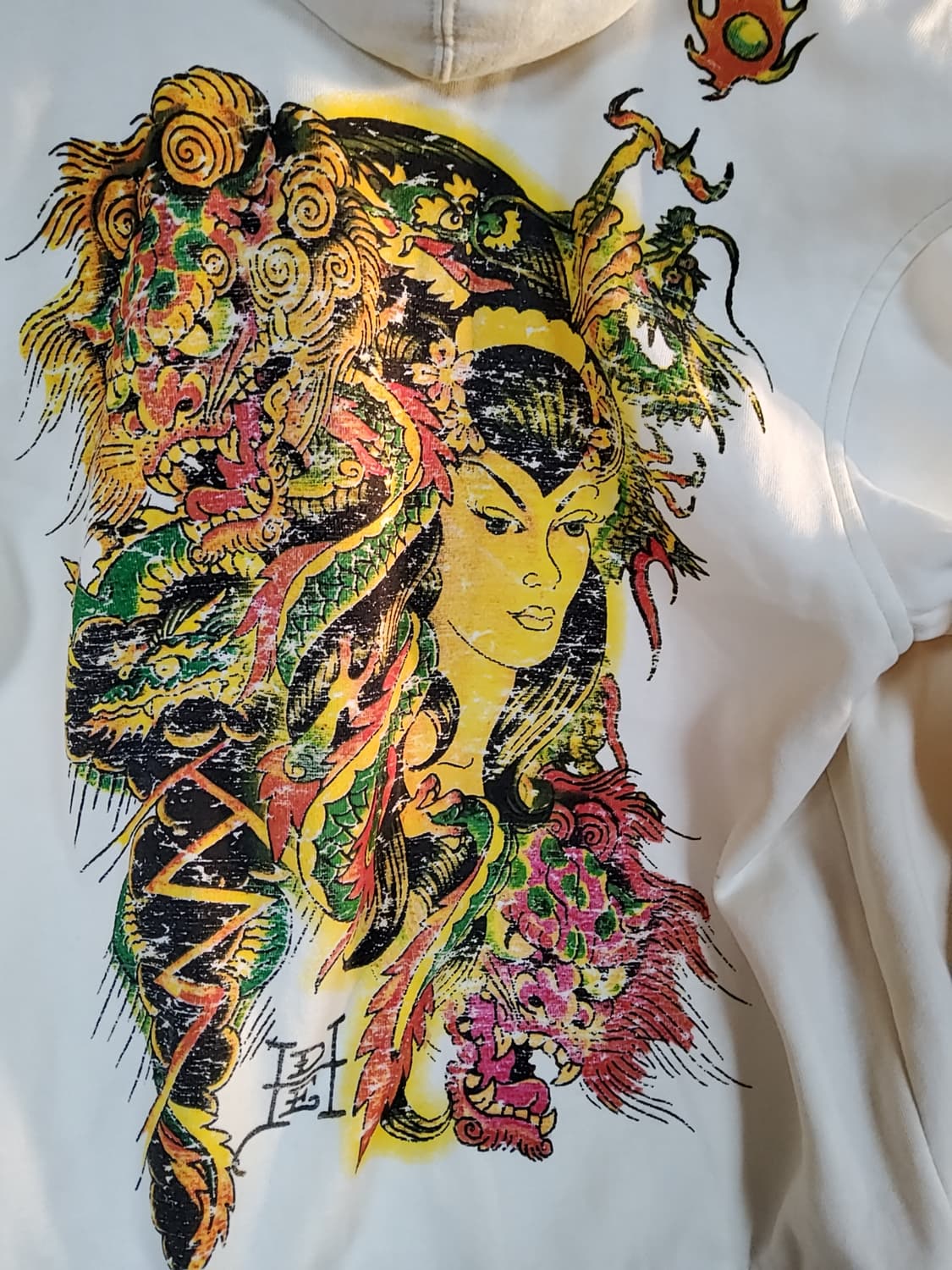 에드하디 후드집업 크림 s 상품이미지7