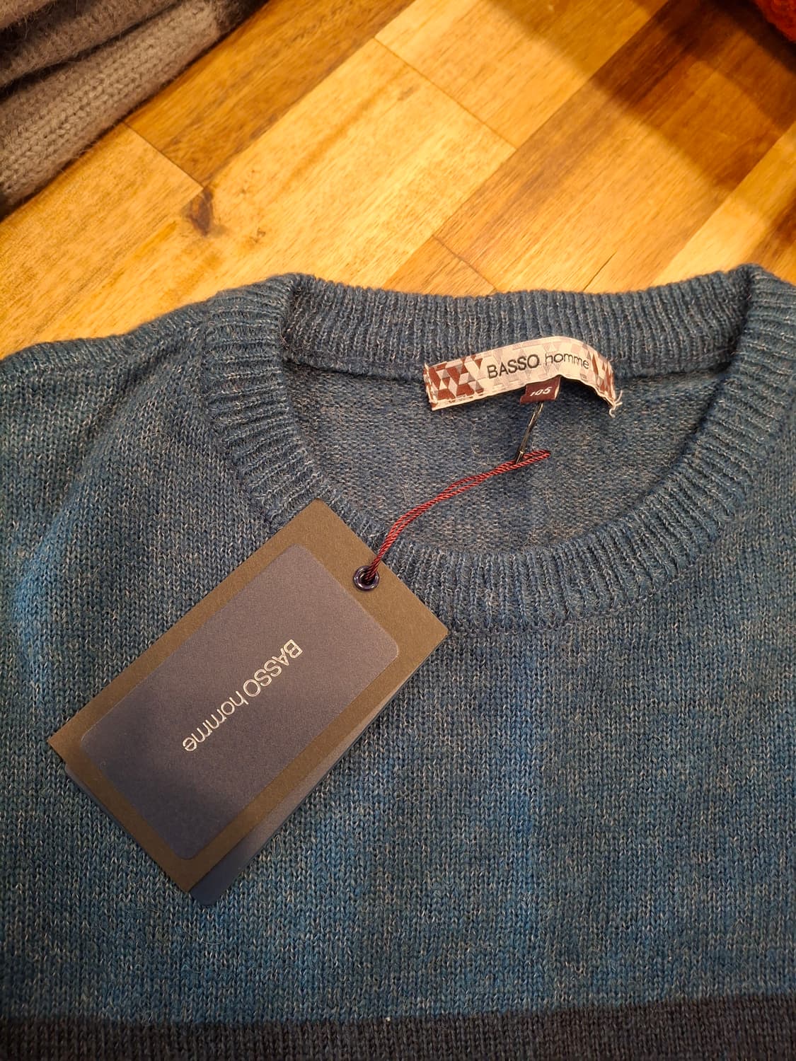 (마지막특가) 바쏘옴므 니트 105 새상품 상품이미지2