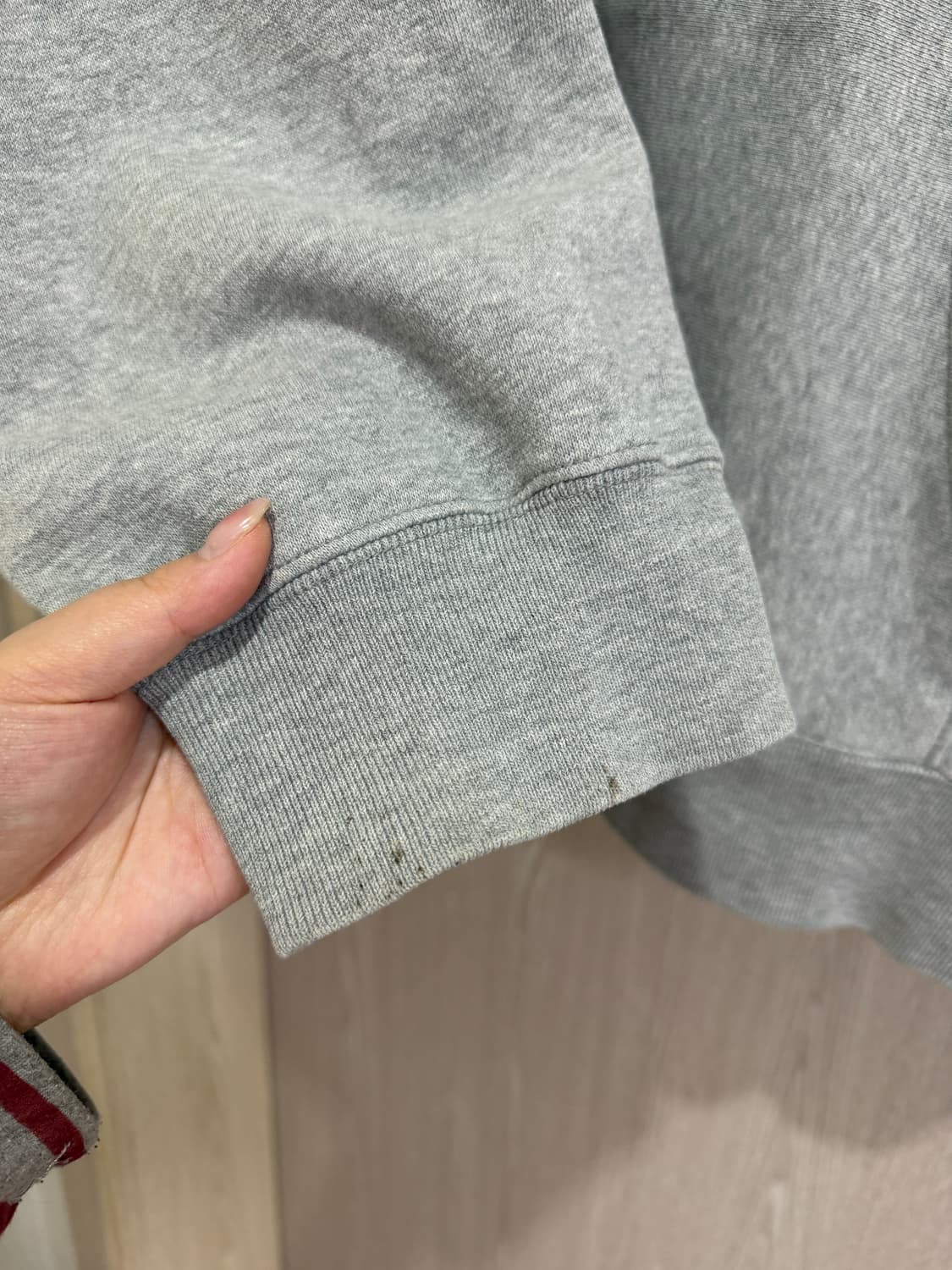 갭 오버핏 그레이 후드 상품이미지5