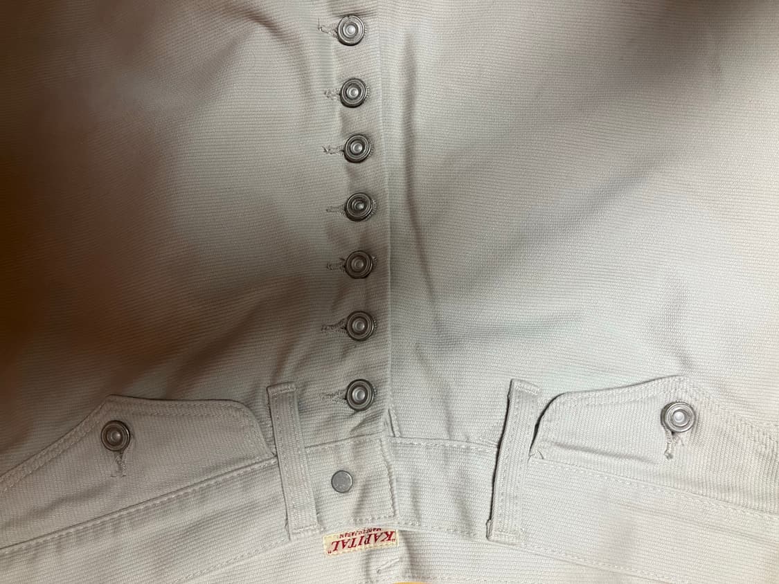 캐피탈 하이웨스트 코튼 팬츠 상품이미지3