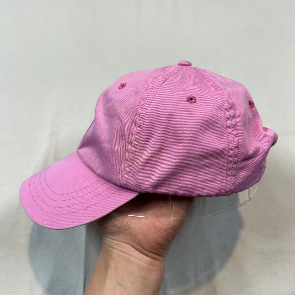 폴로 랄프로렌 핑크 볼캡 모자 가죽스트랩 정품 상품이미지4
