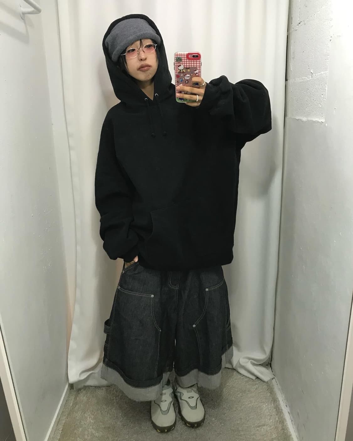 Supreme Satin Applique Hoodie - 23Fw 상품이미지4