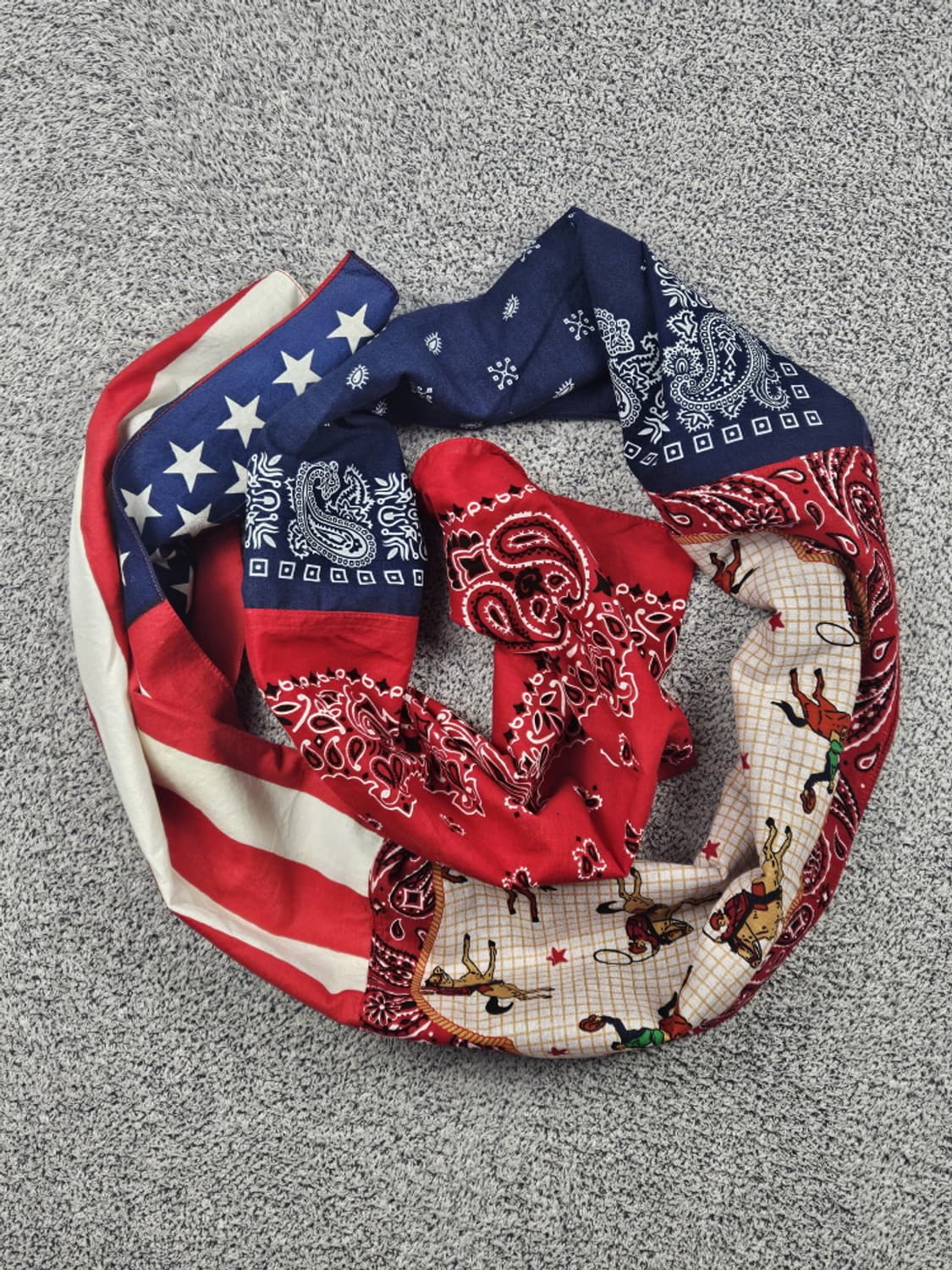 반다나 리워크 커스텀 스카프 머플러 / 10429 상품이미지5