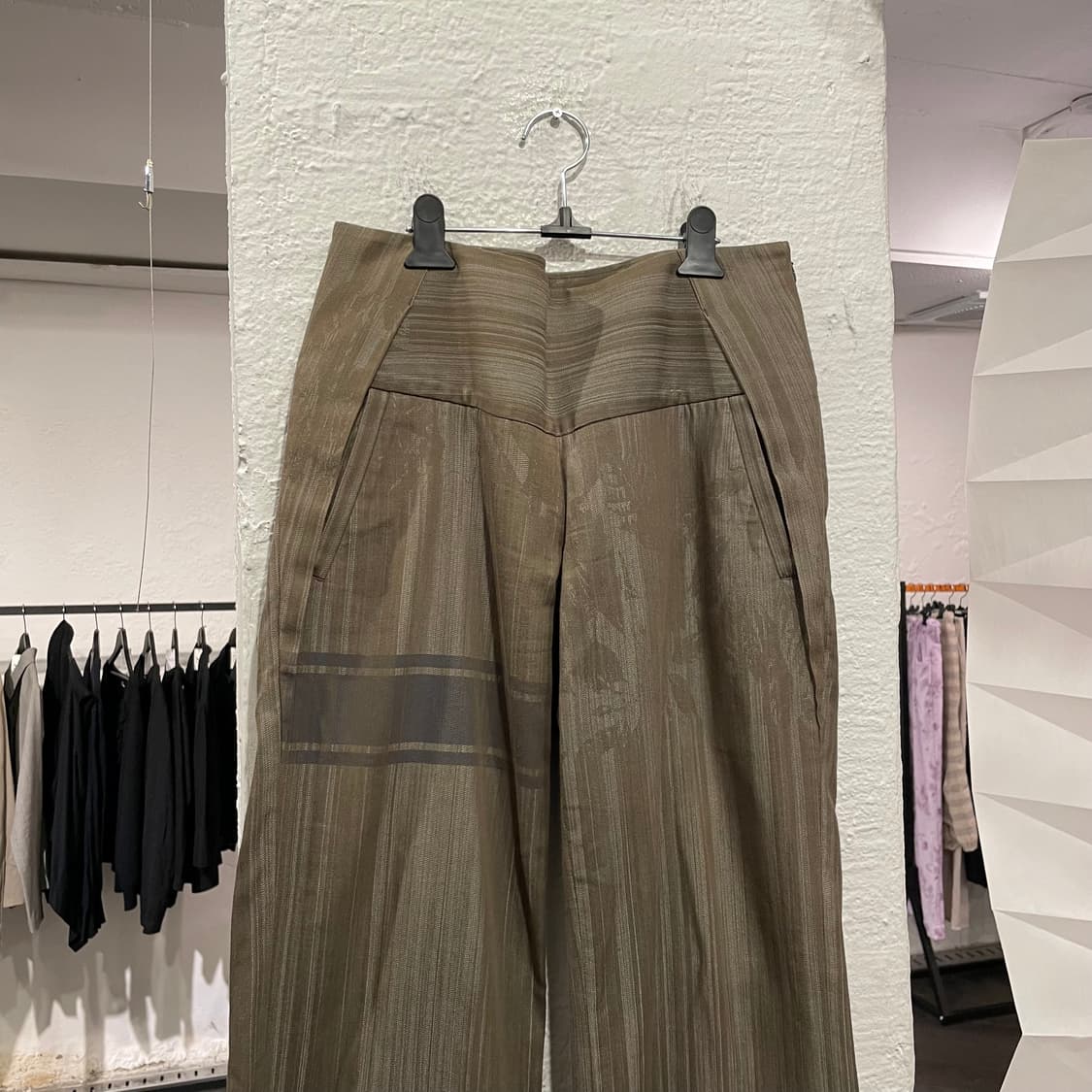 이세이미야케 패턴 오버사이즈 팬츠 상품이미지2