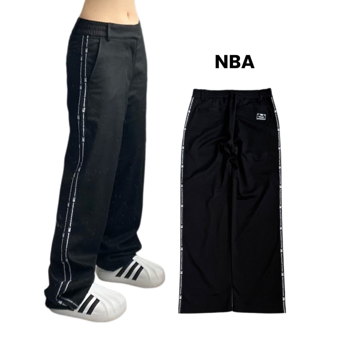 NBA 사이드라인 올드스쿨 코튼팬츠 상품이미지1