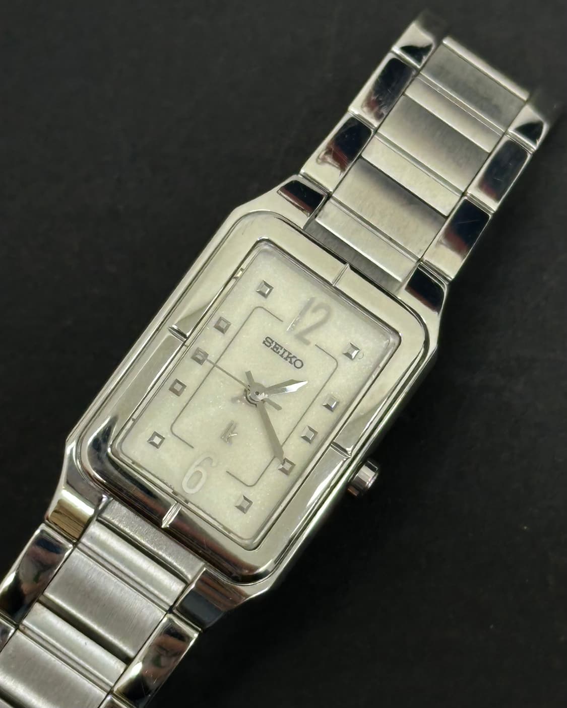 세이코 루키아 렉탱귤러 쿼츠 시계 상품이미지6