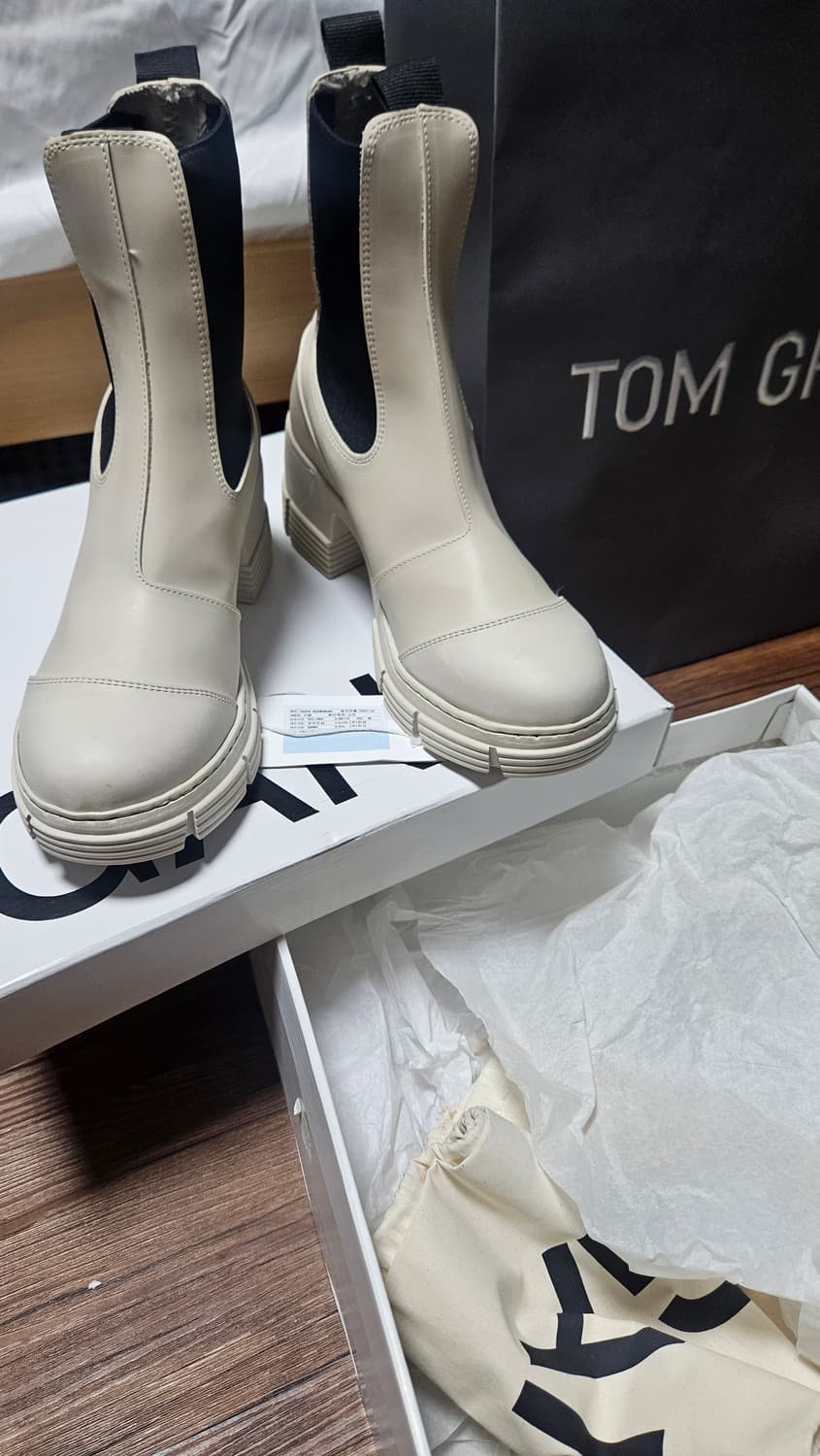 가니 ganni 부츠 워커 신발 힐 구두 신품 상품이미지2