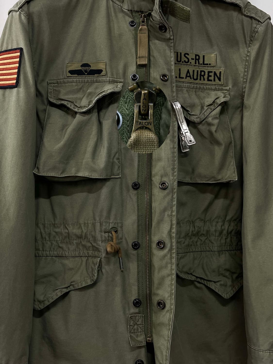폴로 랄프로렌 공수부대 m-65 유틸리티 워시드 필드자켓 상품이미지7