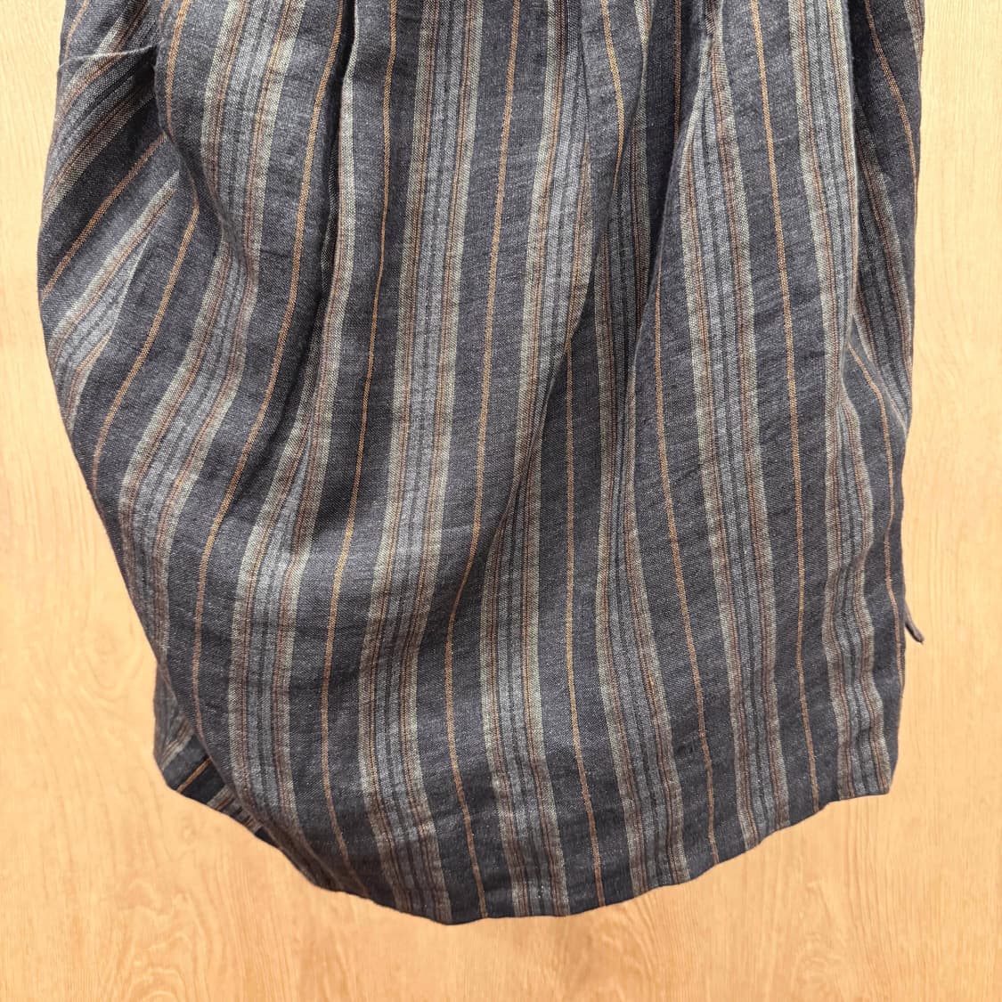 3.1 필립림 스트라이프 랩 미니스커트 허리 끈 디테일다크컬러 상품이미지5