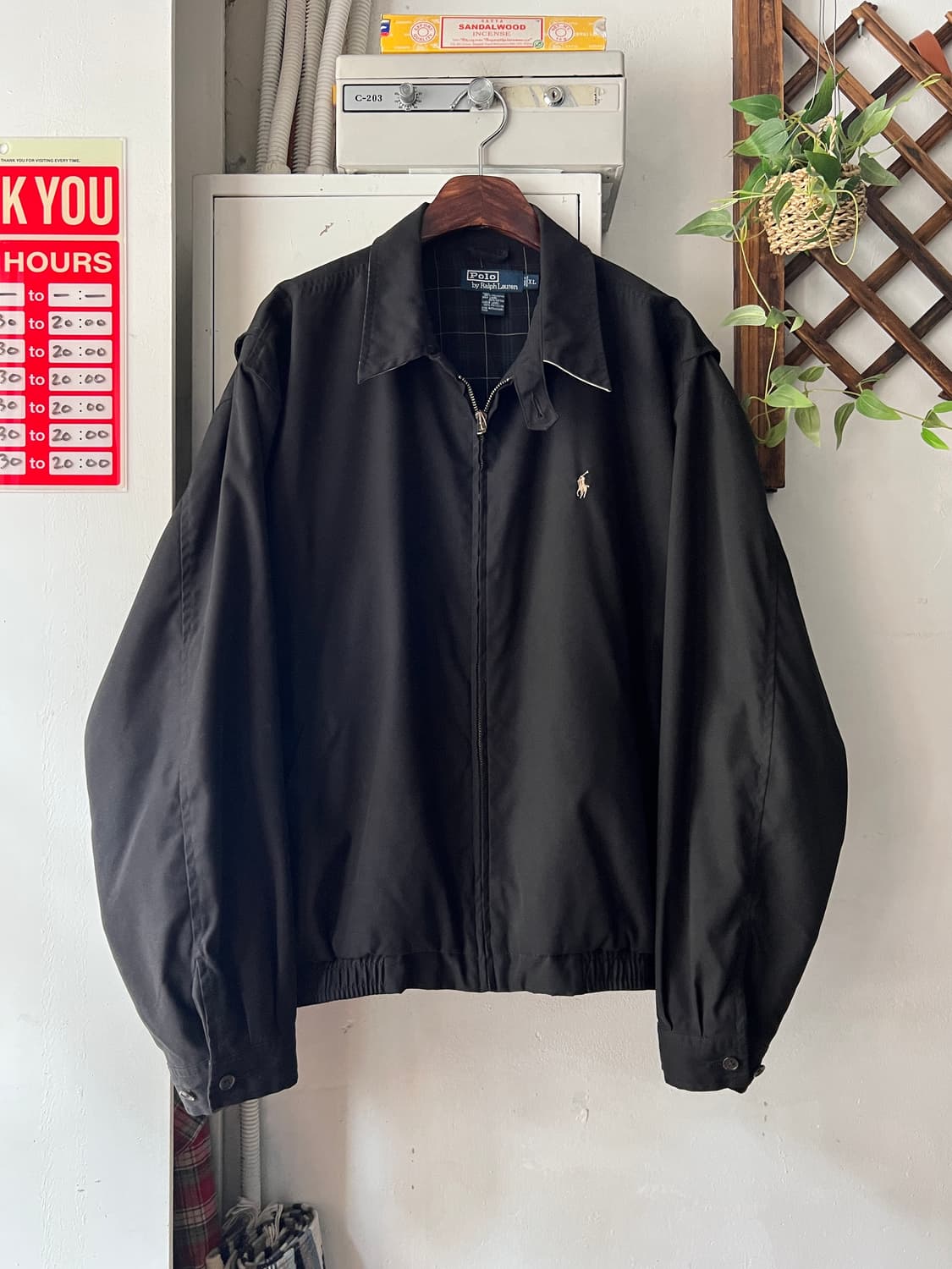 [XL]폴로 랄프로렌 클래식 블랙 드리즐러 자켓 상품이미지1