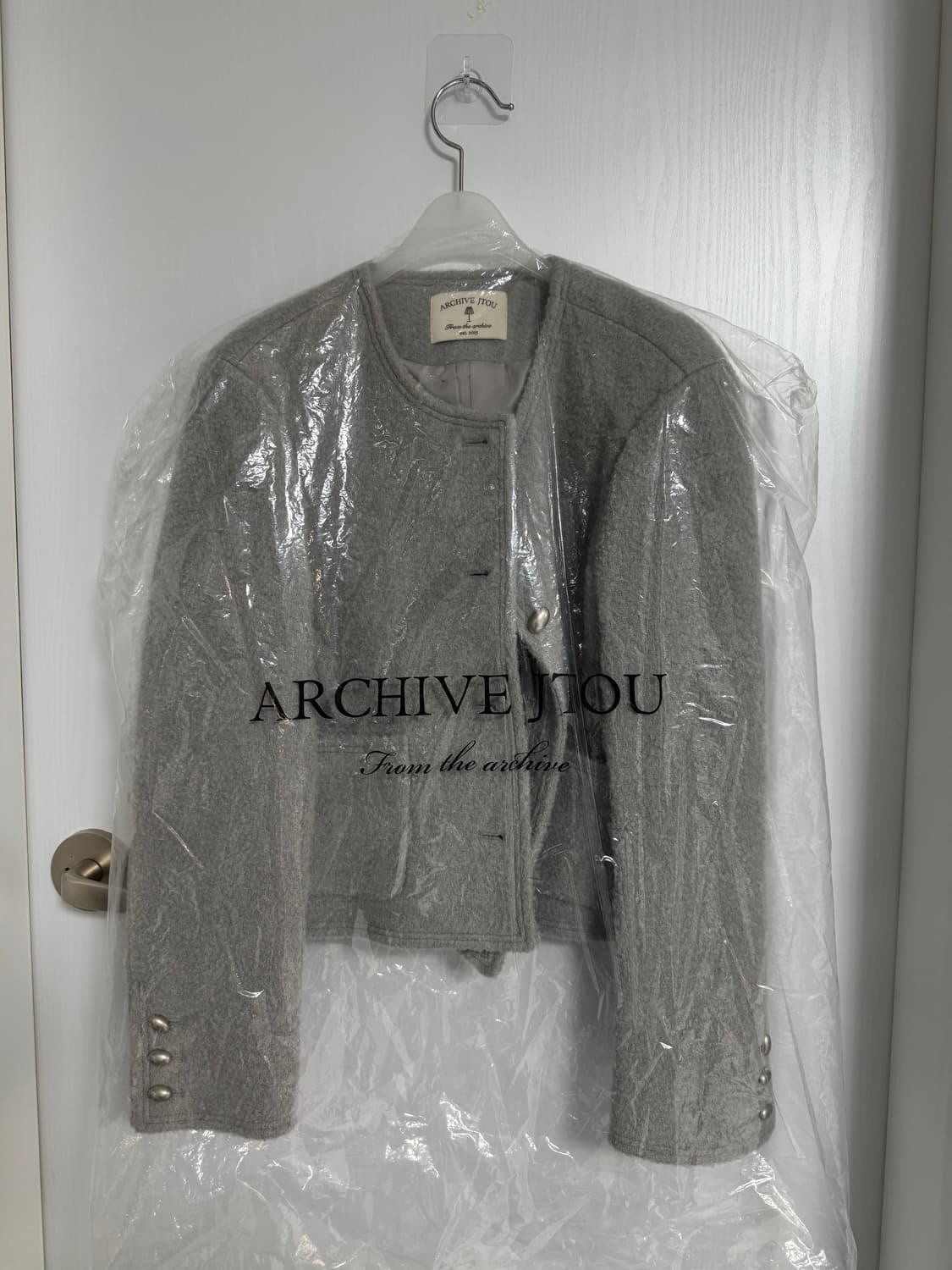 아카이브제이투유  트위드 클라우드자켓  상품이미지4