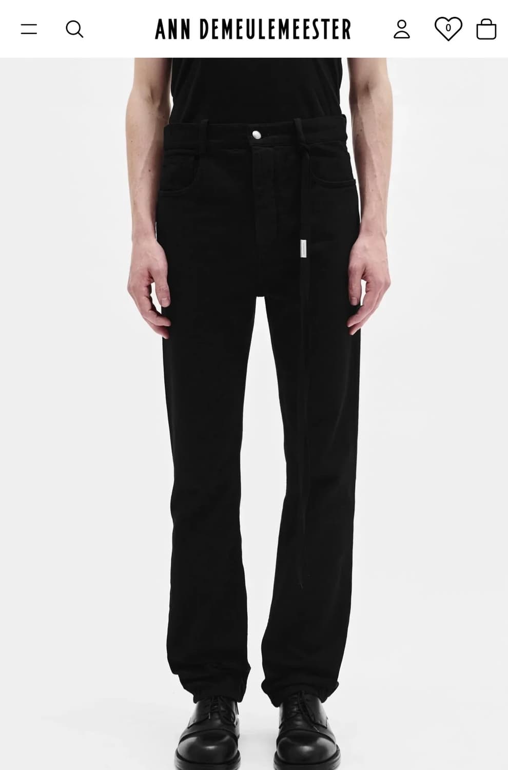 앤드뮐미스터 질5포켓스탠다드팬츠 (미착용) 32 상품이미지1