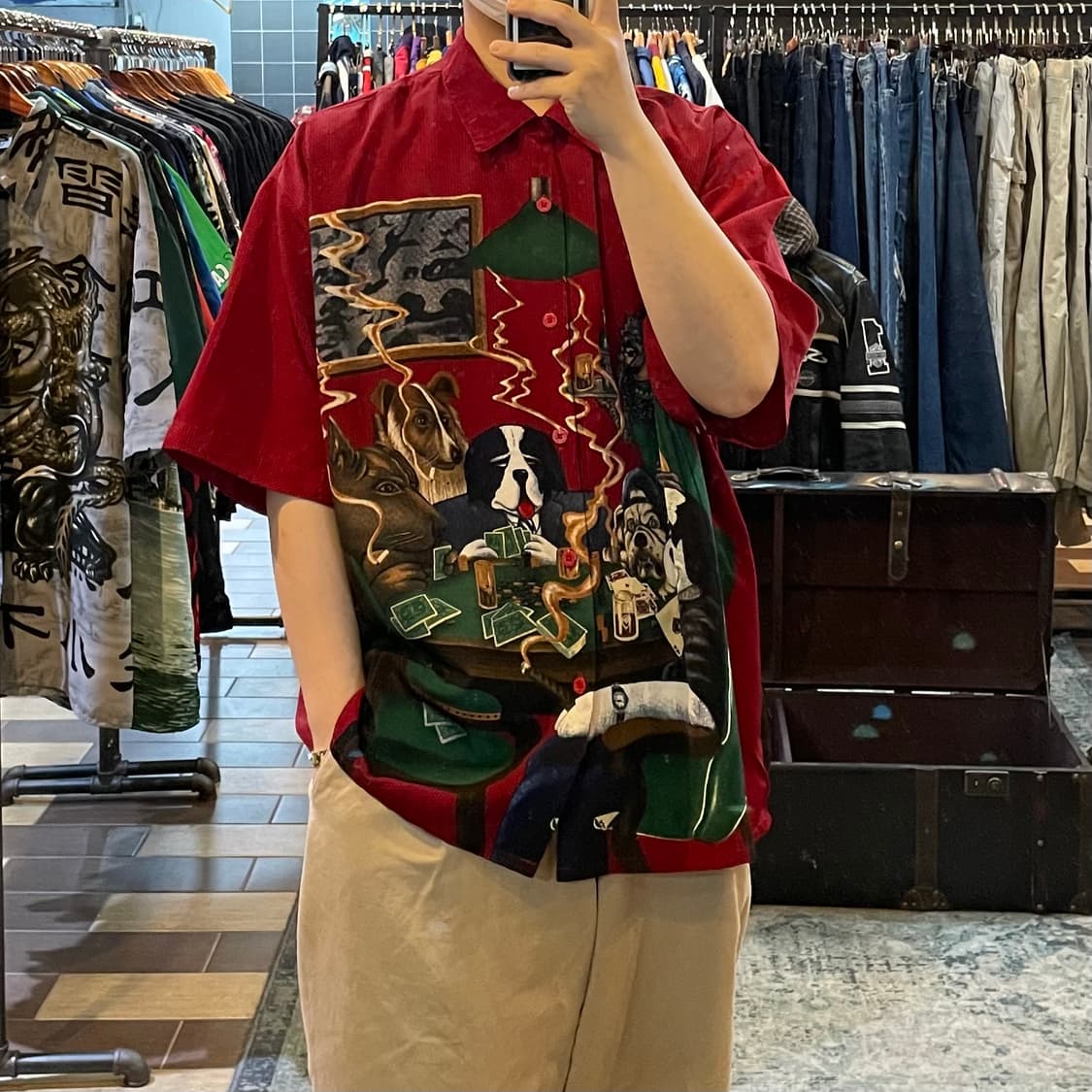 빅독 폴리 스트릿 프린팅 셔츠 상품이미지2