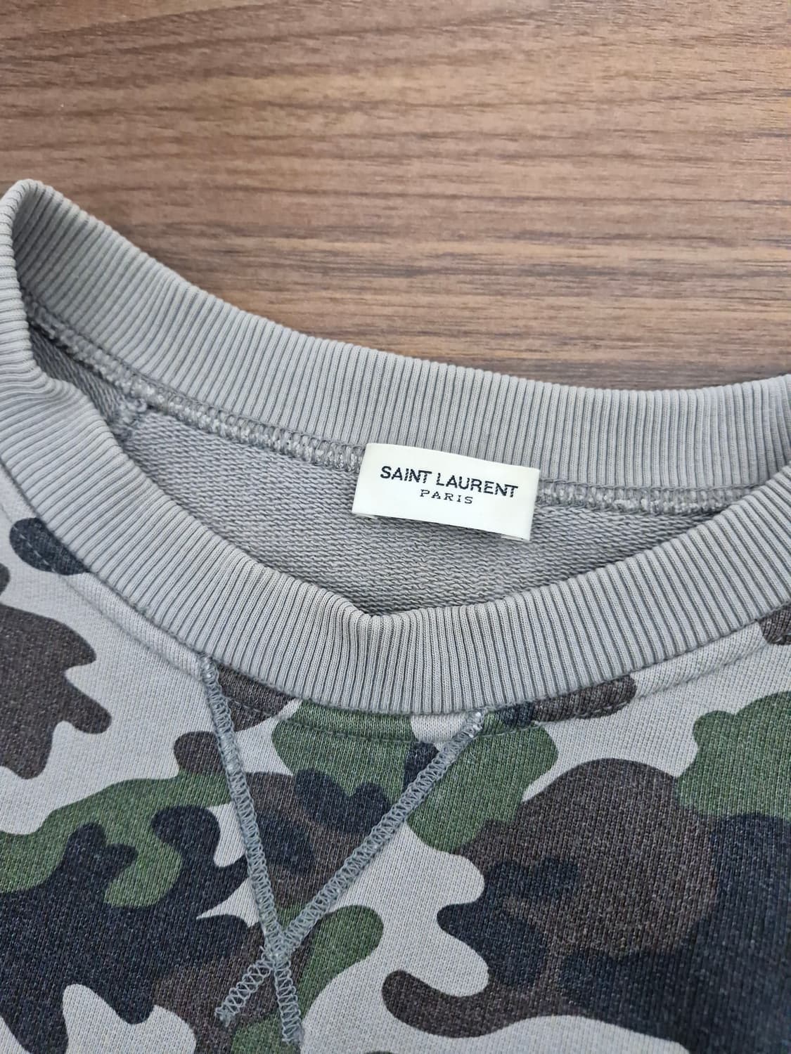 [L] SLP 생로랑 SS15 카모 스웻셔츠 상품이미지4