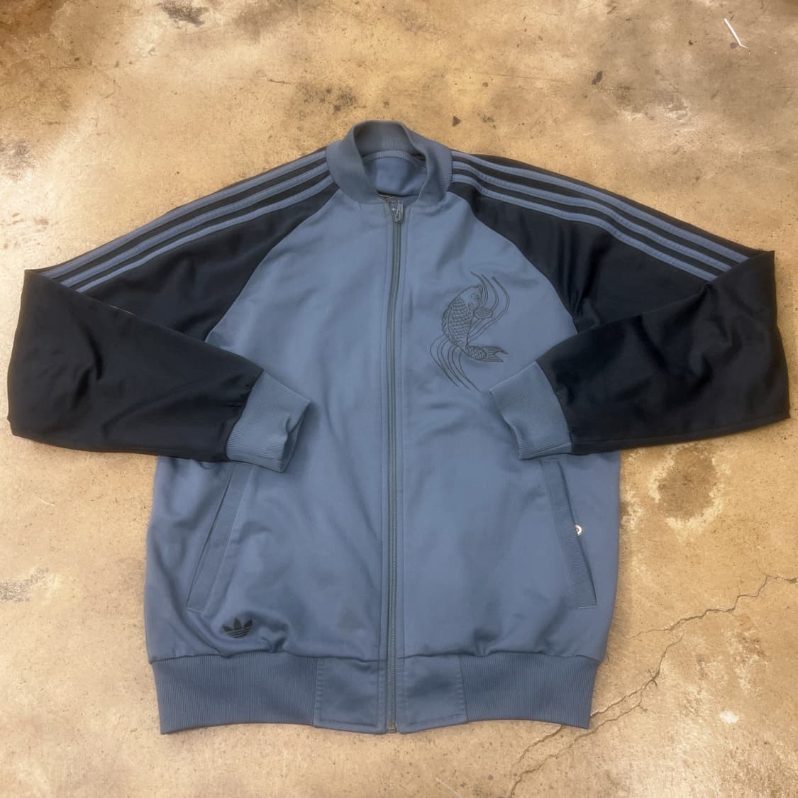 아디다스 블루 블랙 레어 져지 트랙탑 100 상품이미지2