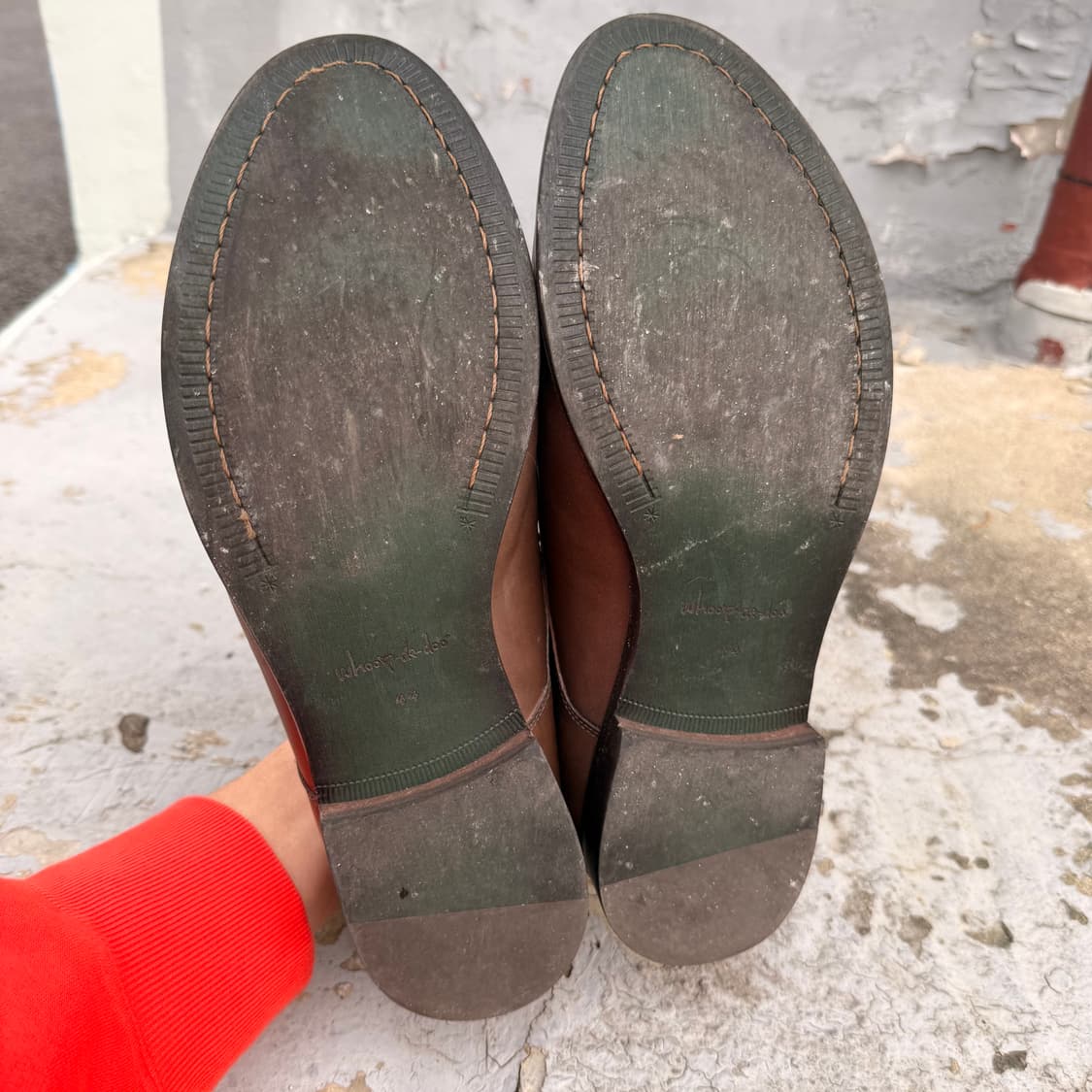 훕데두 카키 브라운 더비슈즈 44 상품이미지4