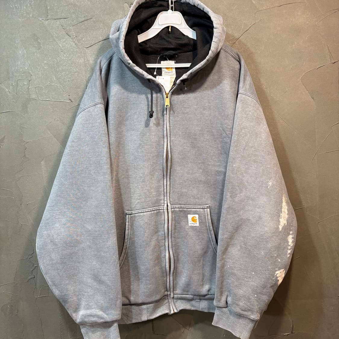 [XL] CARHARTT 칼하트 USA 빈티지 페이드 써멀 후드 자켓 상품이미지1