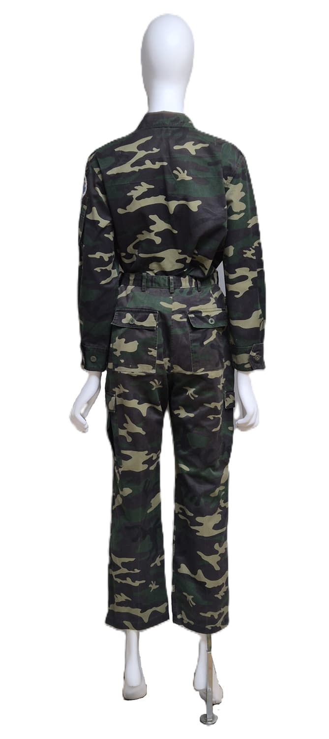 육군 구형 특수전사령부 중사 후기형 여군 독사복 전투복 세트 (L) 상품이미지4