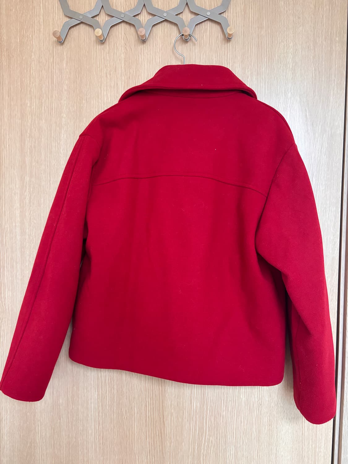 자라 레드 더블 코트 상품이미지7