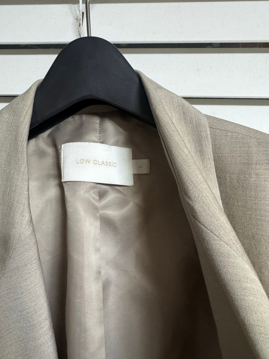 로우 클래식 베이지 더블 자켓 상품이미지7