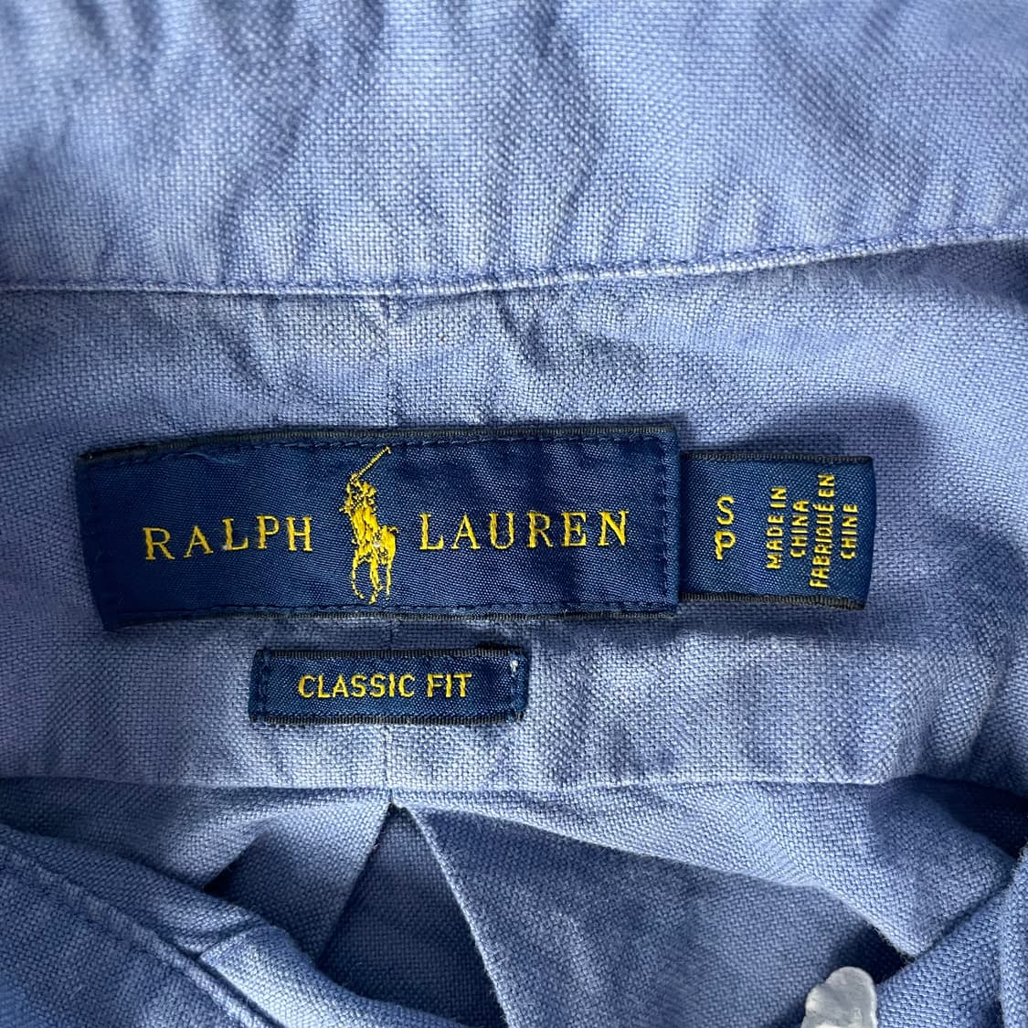 폴로랄프로렌 반팔 셔츠 블루 상품이미지4