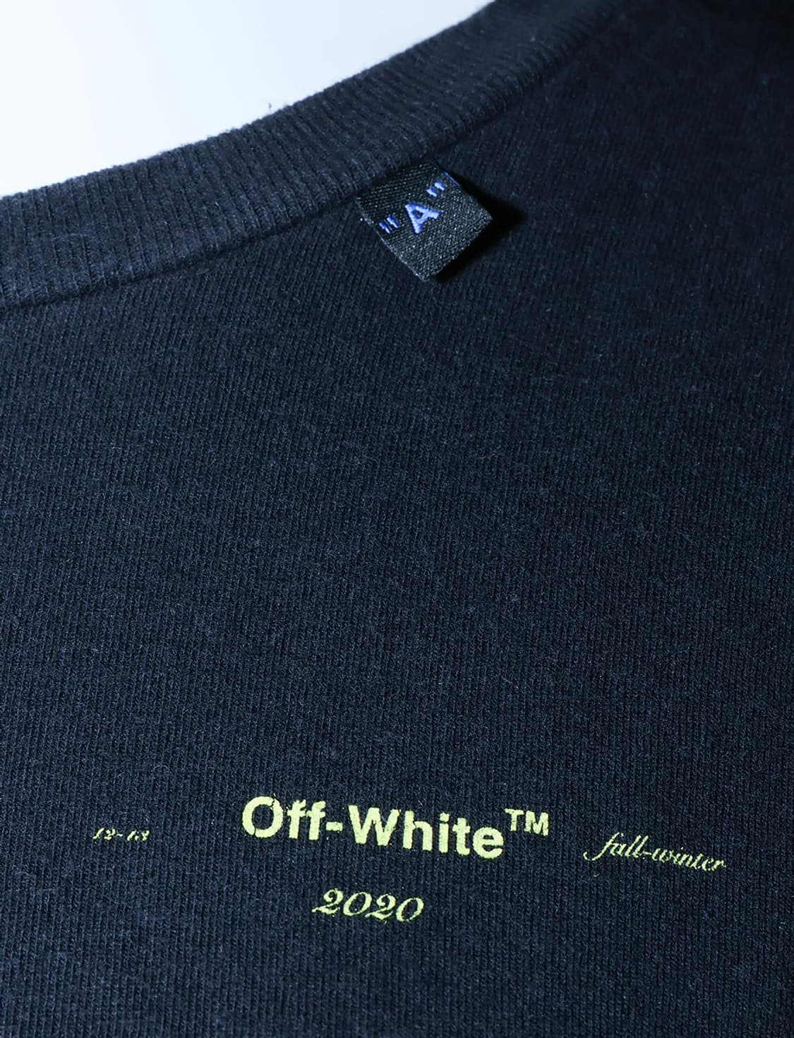 Off-White 20FW 페인팅 애로우 오버핏 반팔 티셔츠 (블랙/네온 상품이미지3
