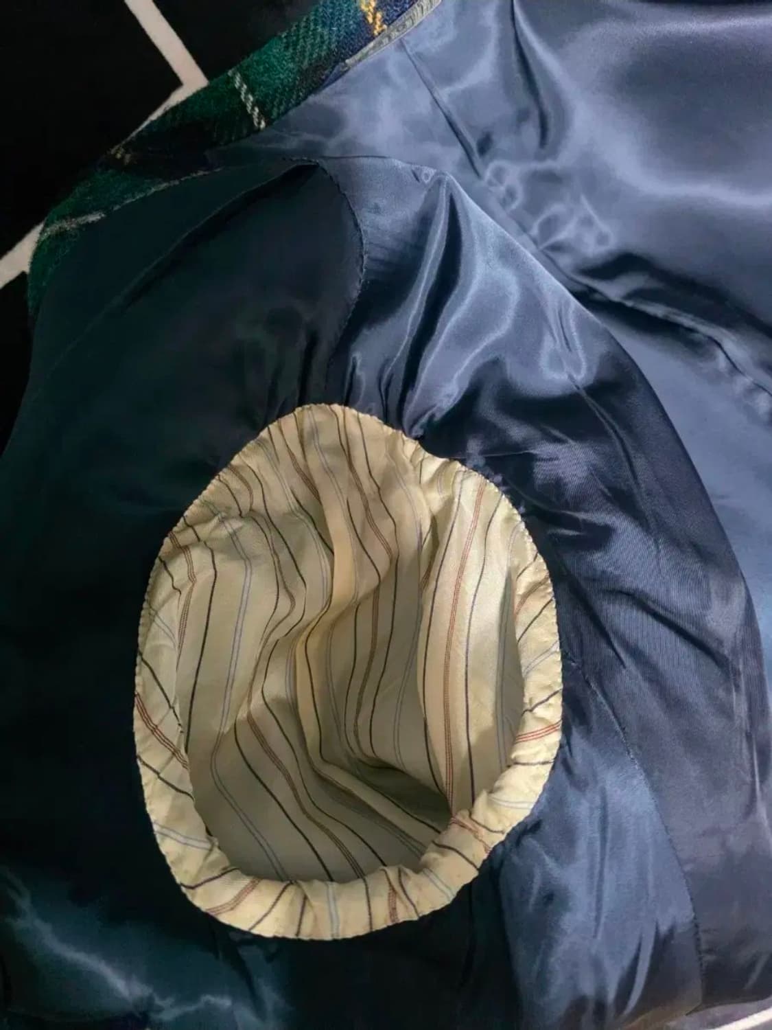 폴로 타탄 체크 블랙와치 블레이저 42R 상품이미지3