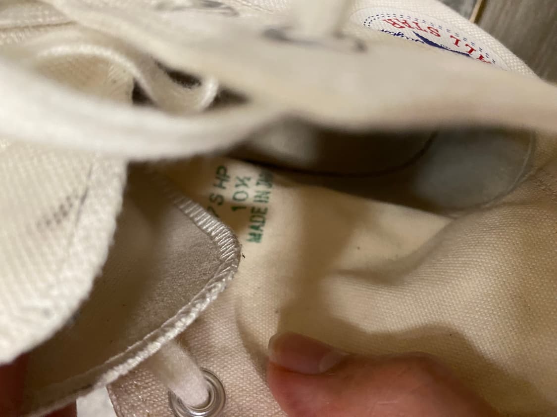 [10 1/2] 컨버스 올스타 재팬 제이옥스 하이 판매합니다 상품이미지3