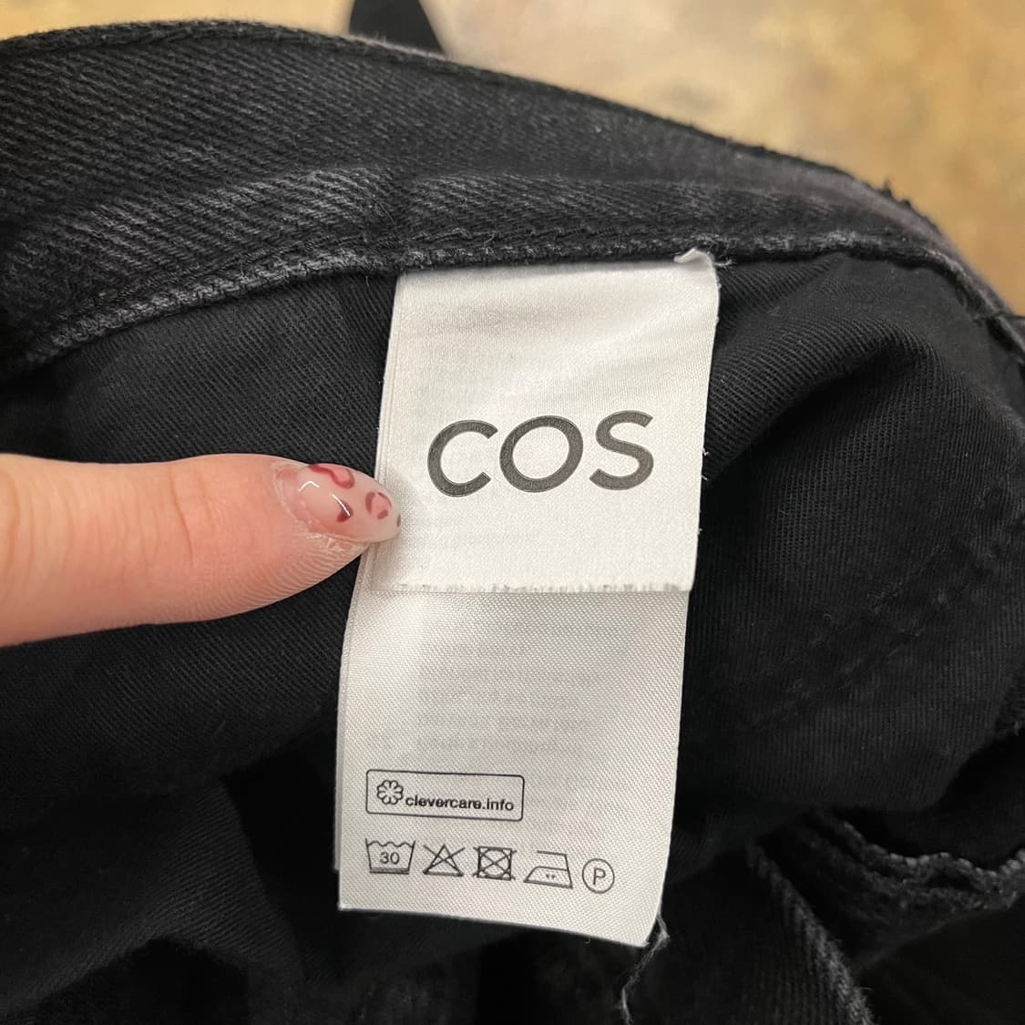 [정품/32] COS 블랙 데님 팬츠 b16 상품이미지5