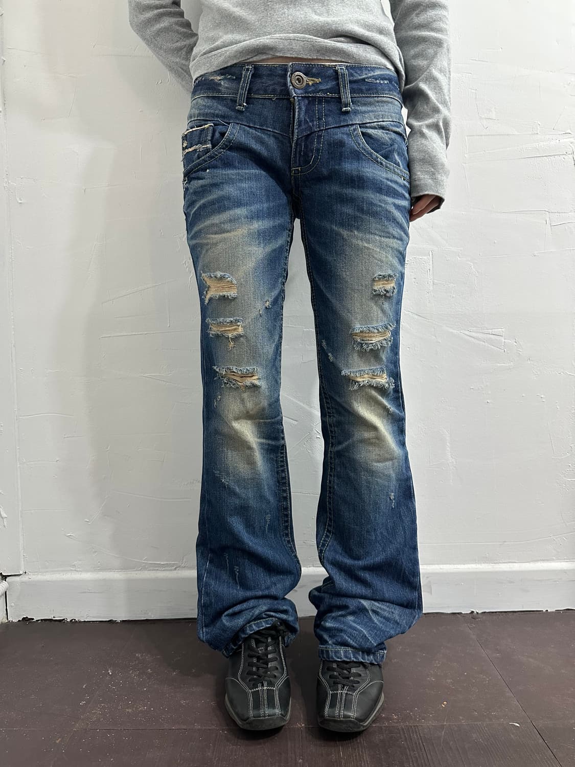 lolita jeans punk denim pants 상품이미지4